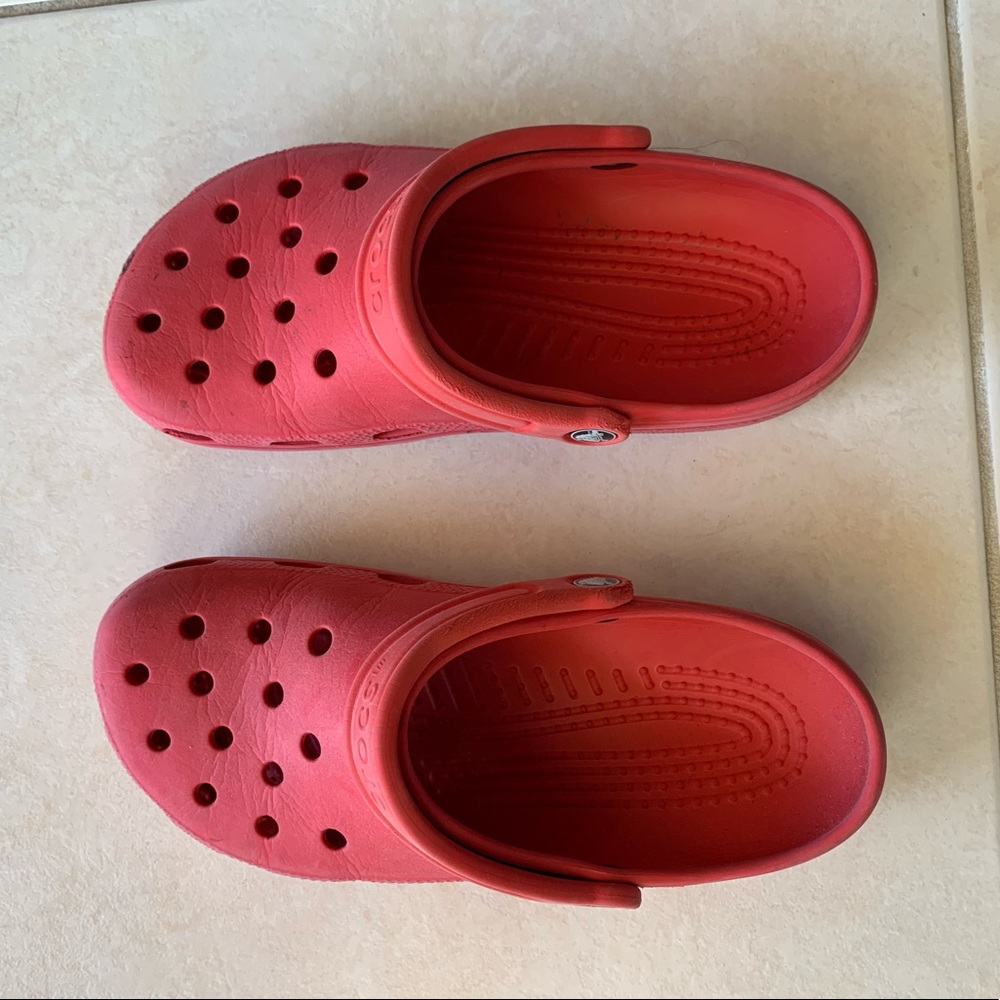 Red Crocs